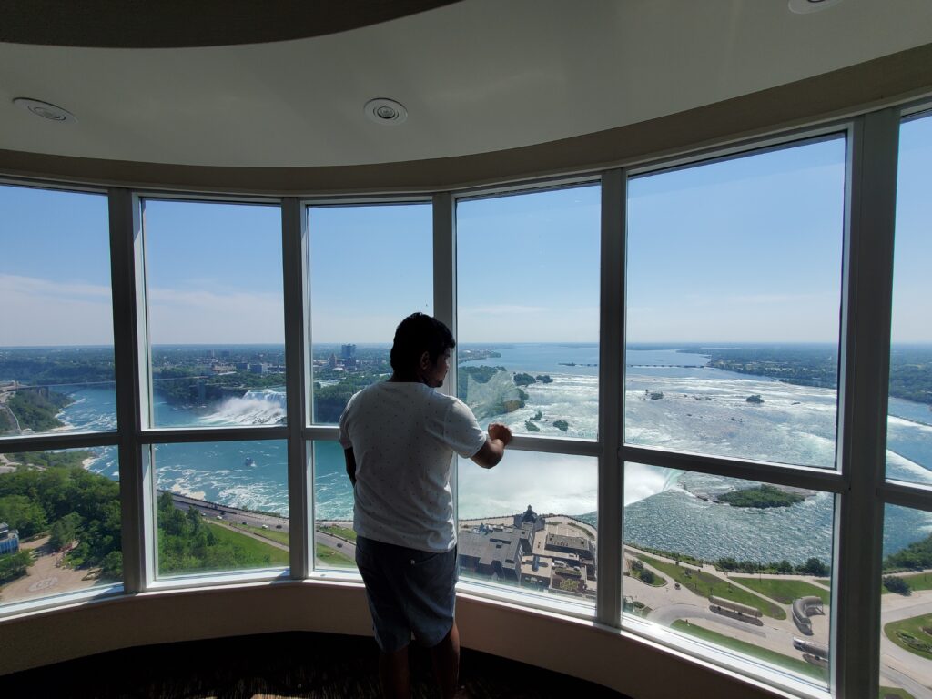 Soaking in all the views from Niagara Falls